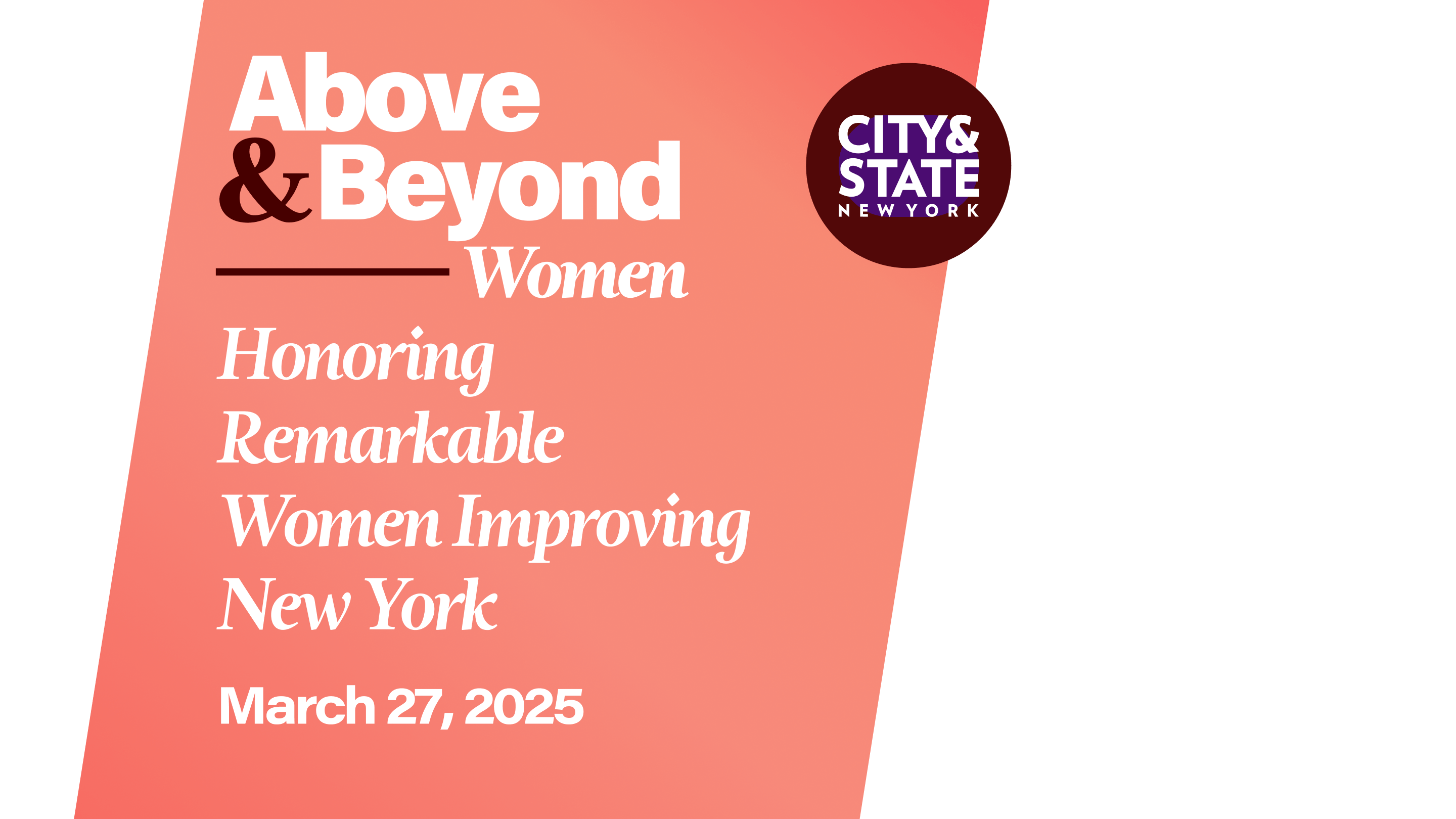 2025 Above and Beyond Women