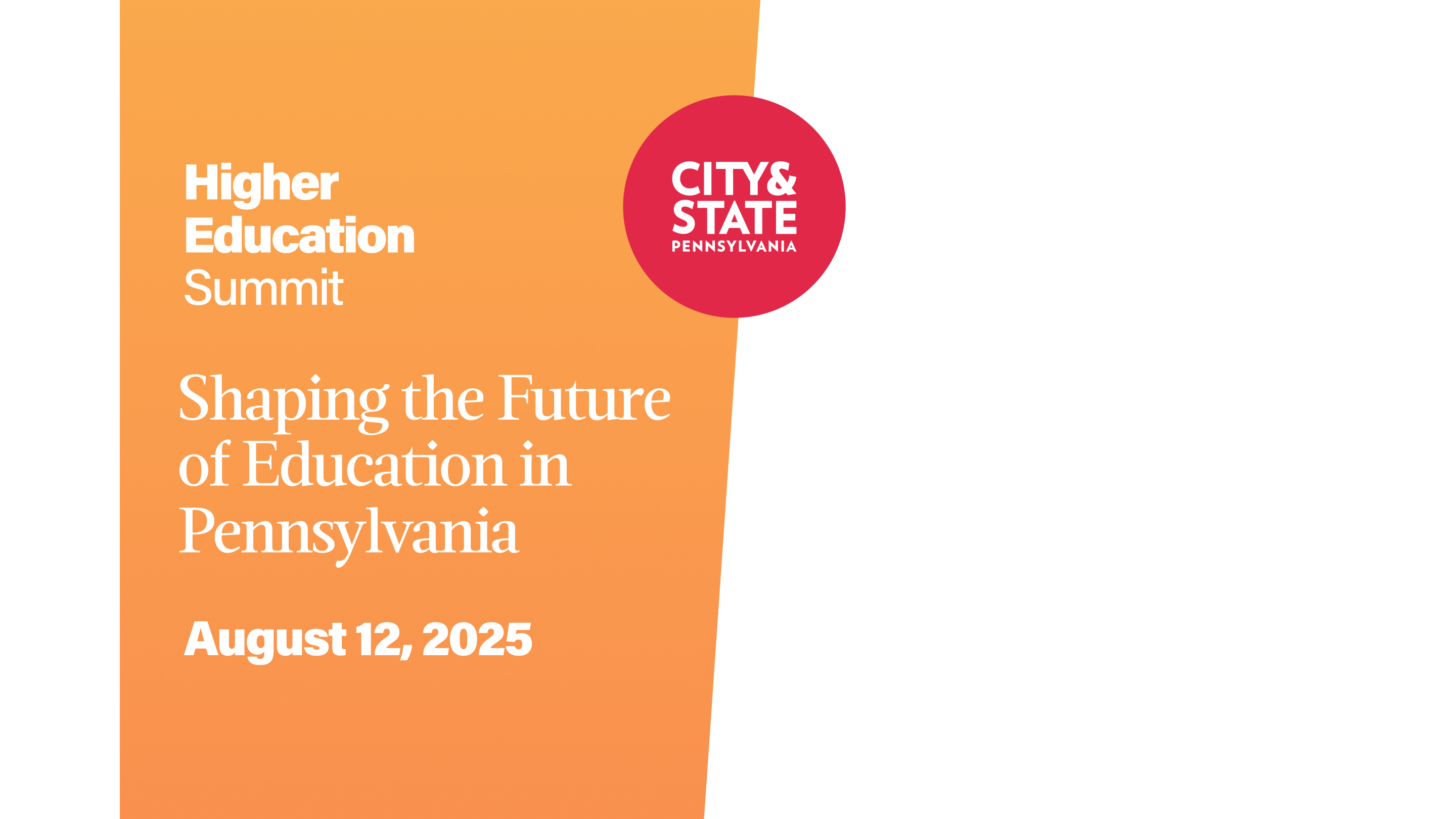 2025 PA Higher Education Summit