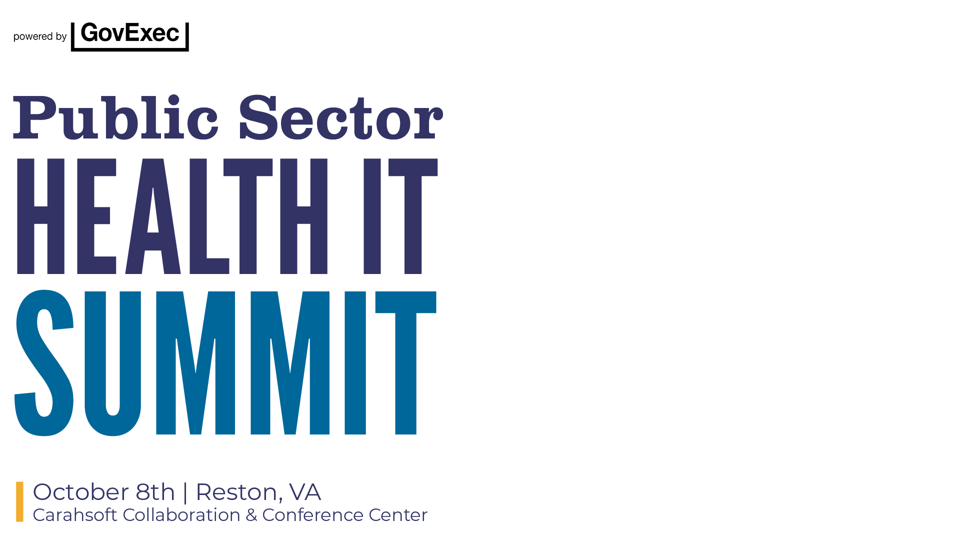 Public Sector Health IT Summit