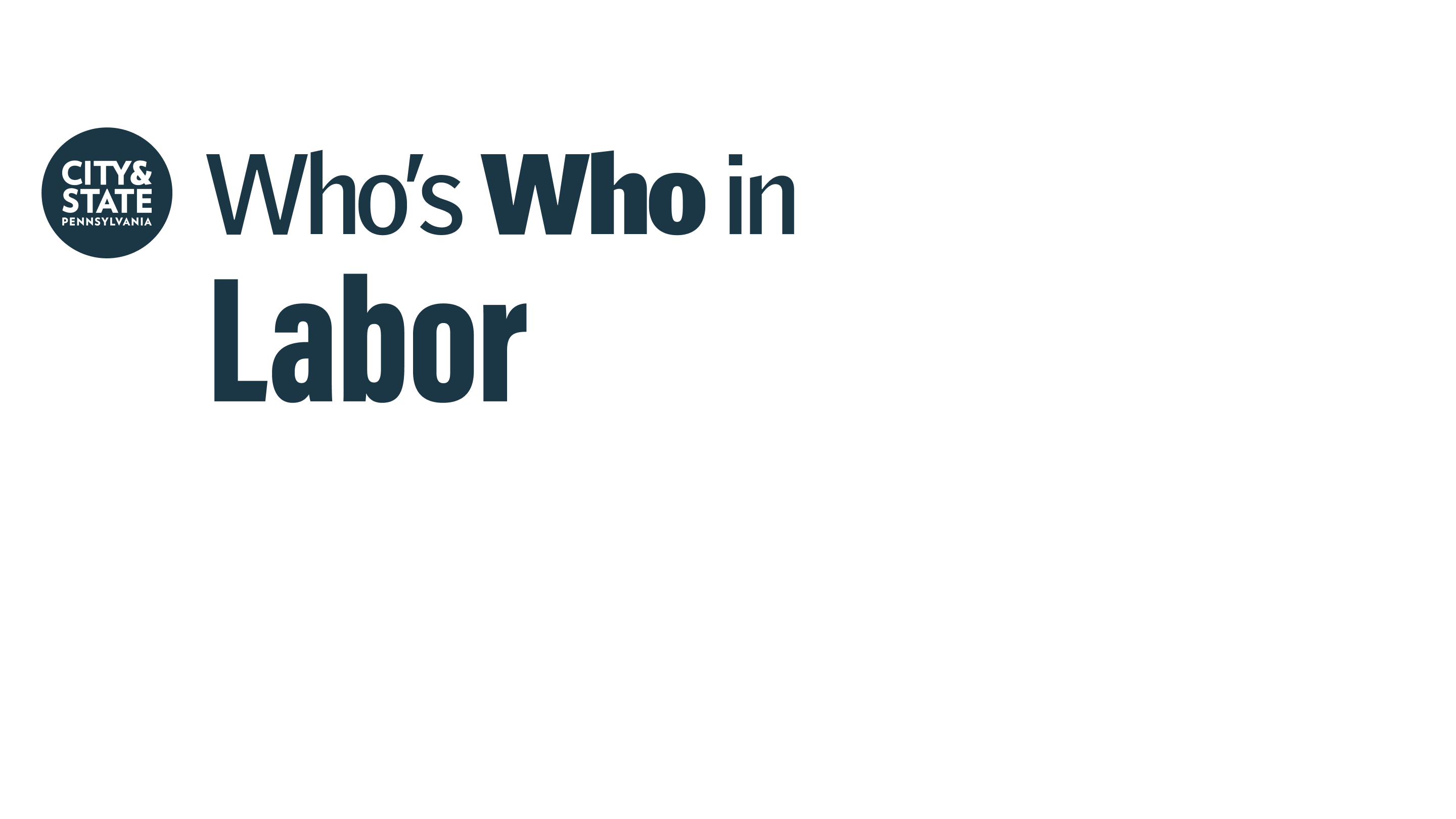 PA Who's Who in Labor