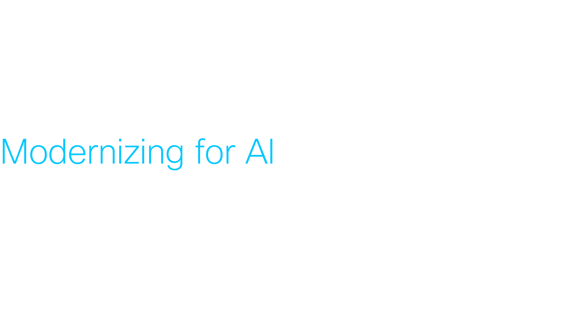 Modernizing for AI: Building Secure Networks for Mission Impact
