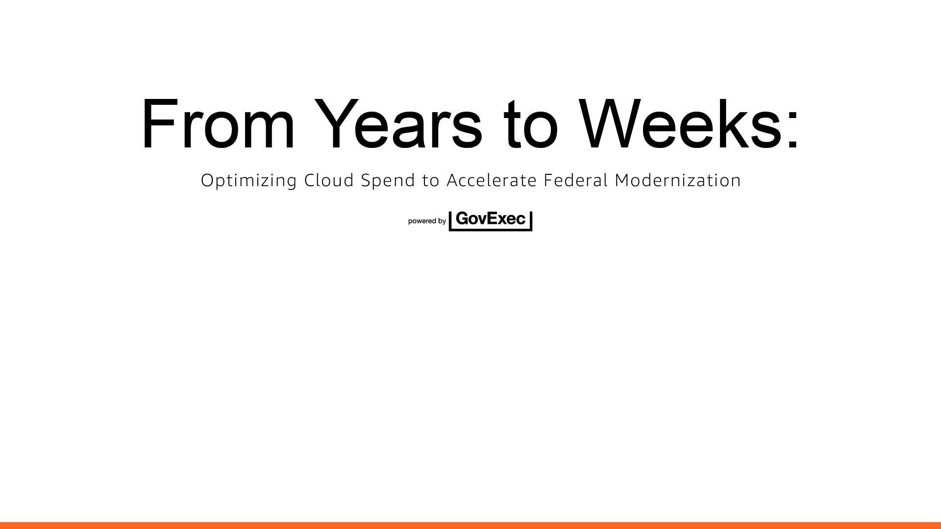 Apptio | From Years to Weeks