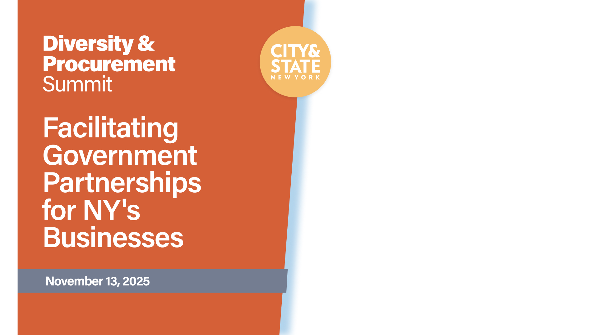 Diversity and Procurement Summit 2025