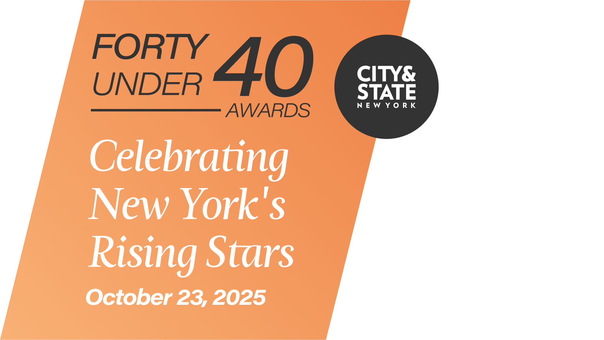 New York 40 Under 40