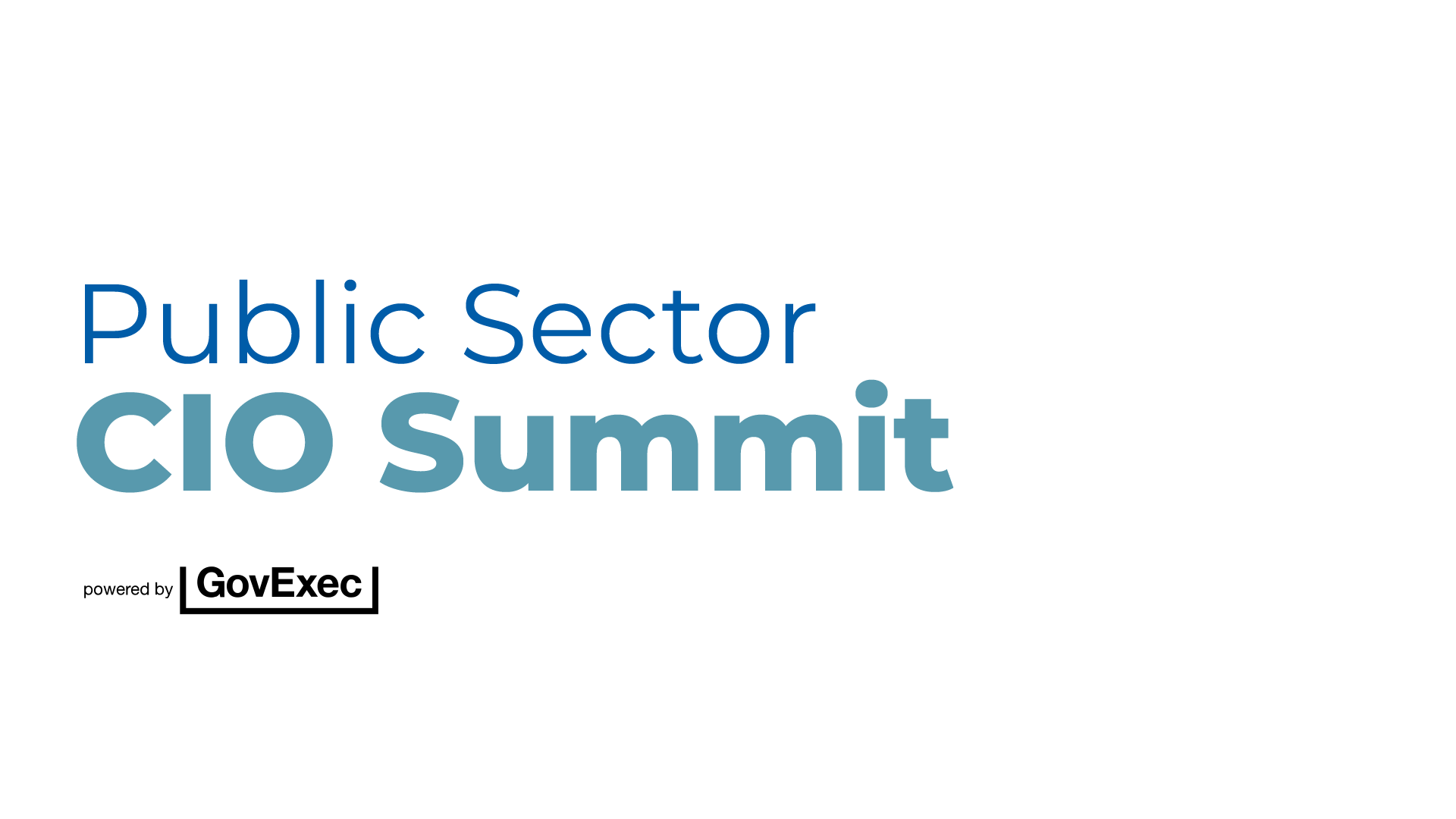 Public Sector CIO Summit