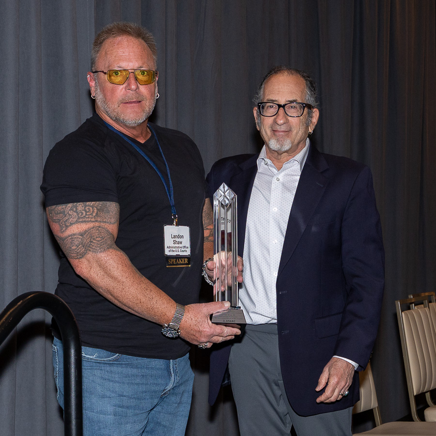 Landon Shaw (US Courts) for our Excellence in Community Leadership Award