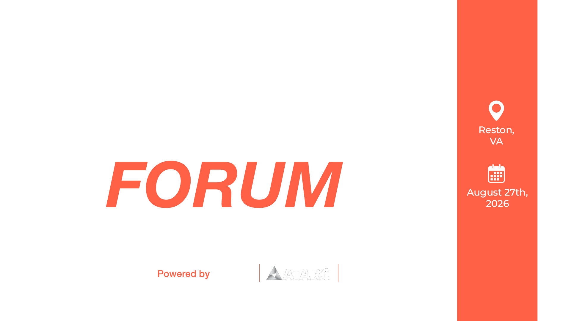 Infrastructure & Modernization Forum