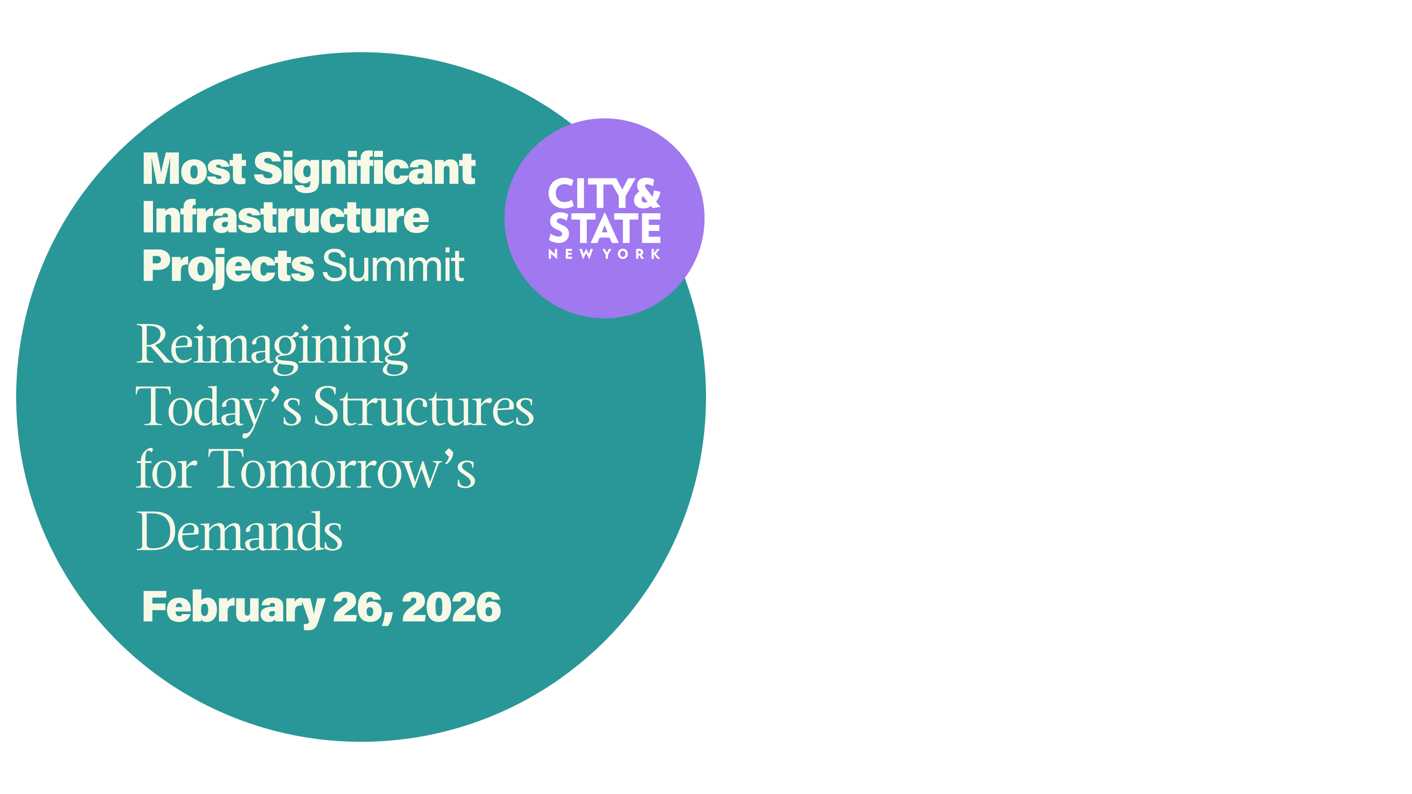 2026 Most Significant Infrastructure Projects Summit