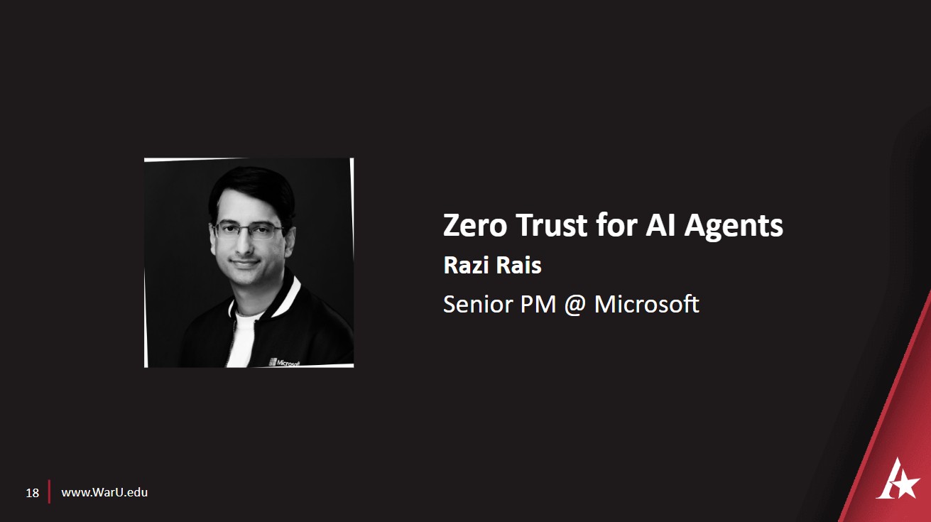 Razi Rais' Zero Trust for AI Agents