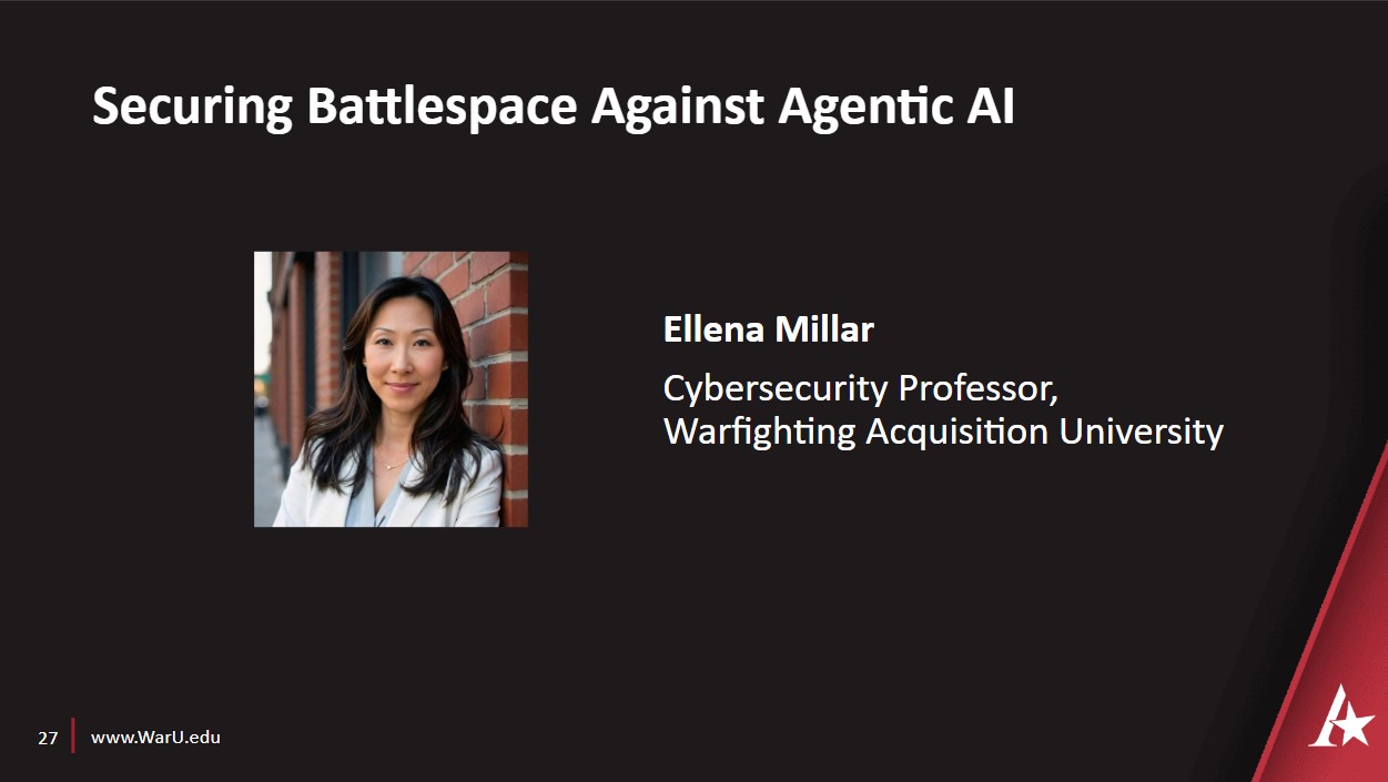 Ellena Millar's Securing Battlespace Against Agentic AI