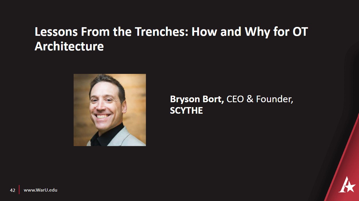 Bryson Bort's Lessons From the Trenches: How and Why for OT Architecture