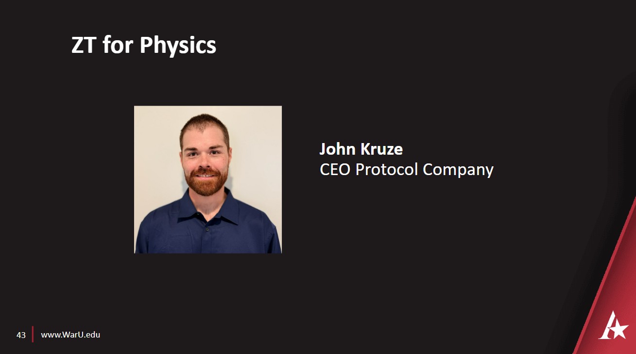 John Kruze's ZT for Physics