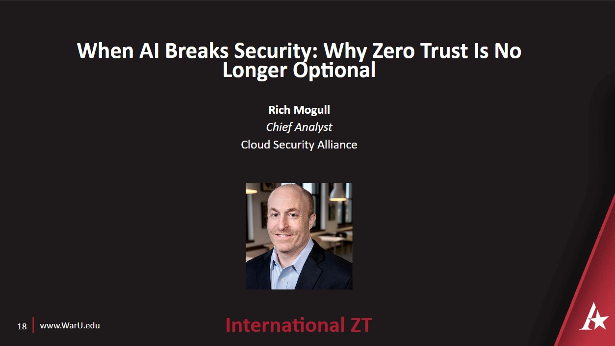 Rich Mogull's When AI Breaks Security: Why ZT is No Longer Optional