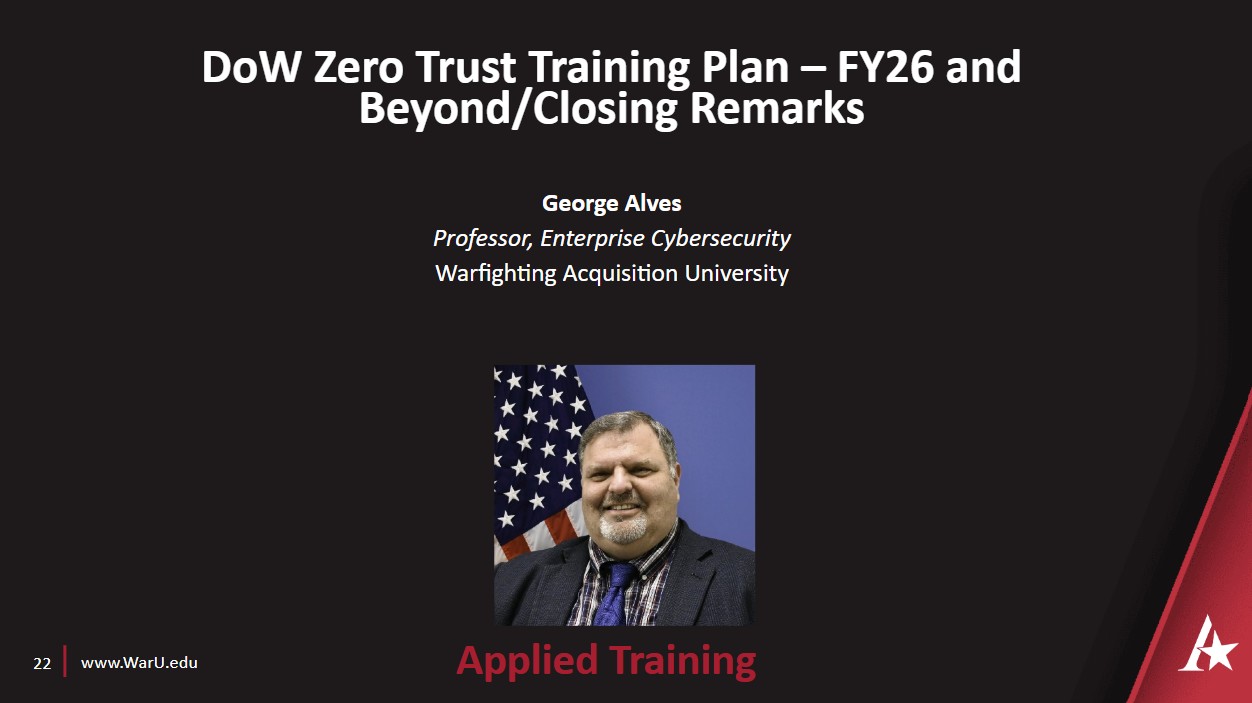 Dr. George Alves' FY26 and Beyond + Closing Remarks