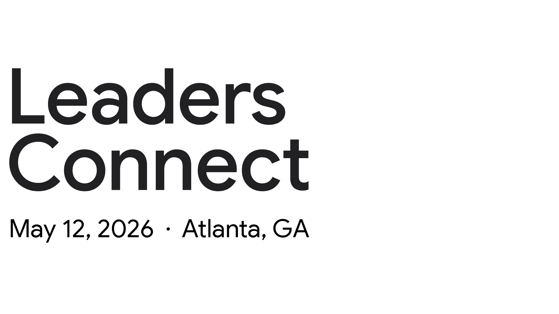 Google Leaders Connect 2026 Atlanta