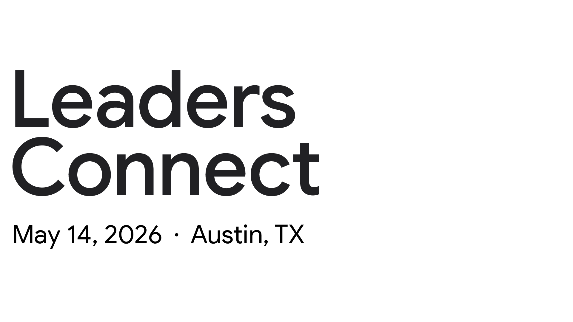 Google Leaders Connect 2026 Austin