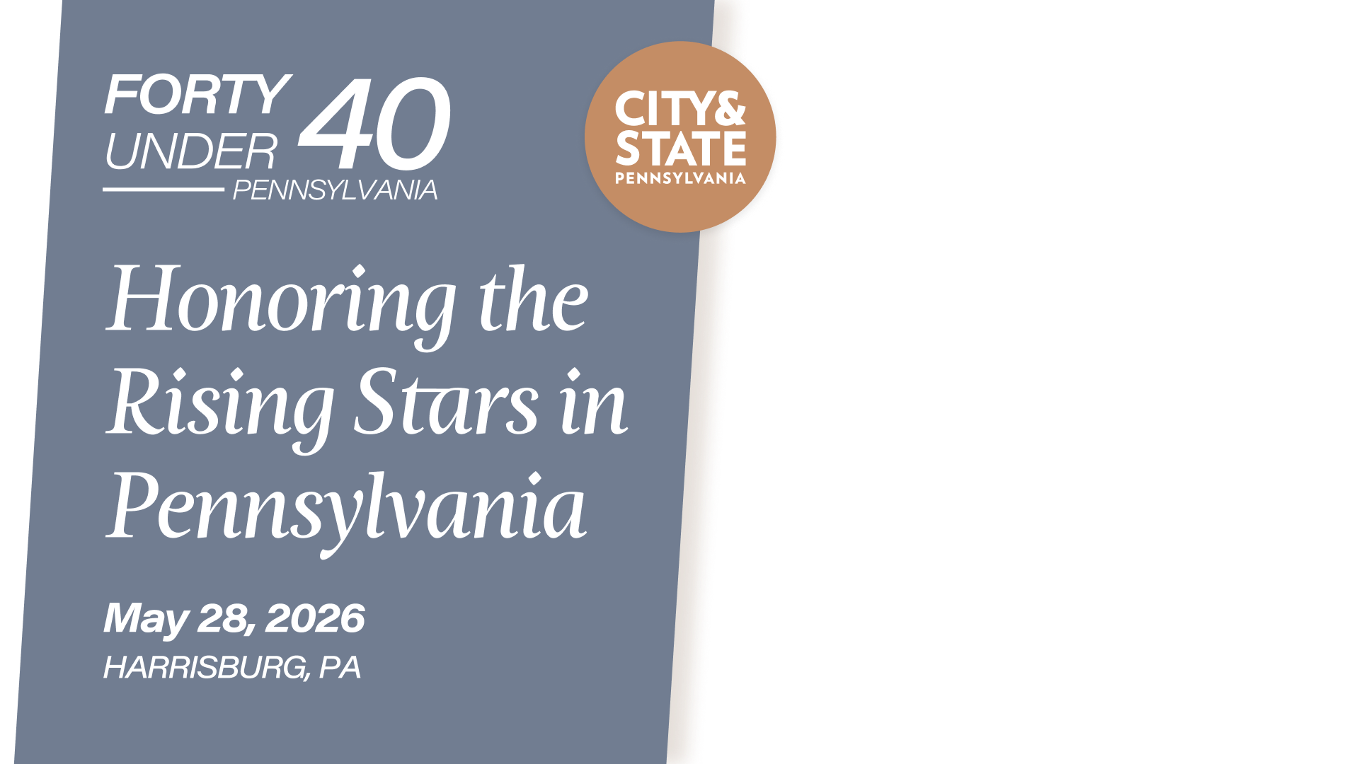 2026 PA Forty under 40