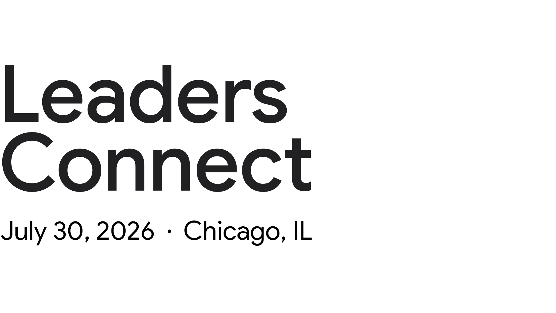 Google Leaders Connect 2026 Chicago