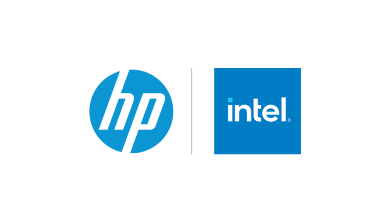HP + Intel Logo