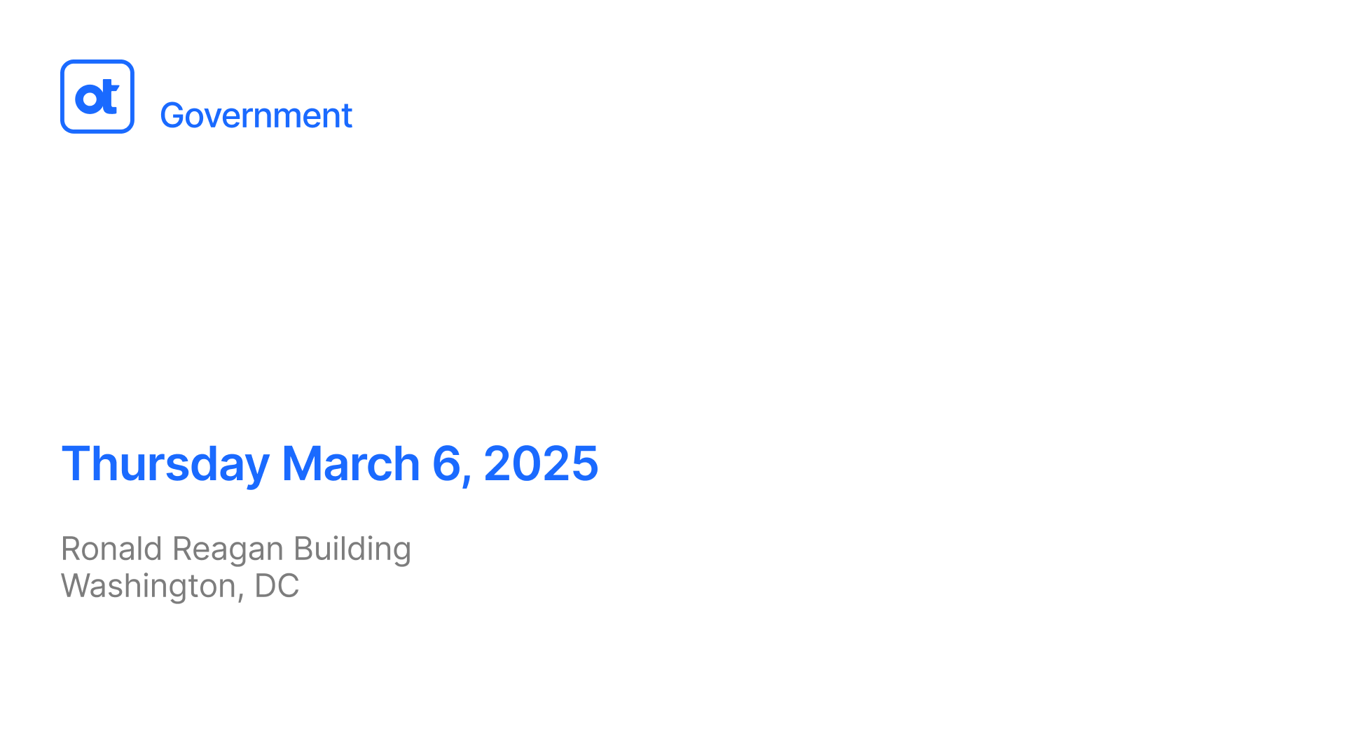 OpenText Government Summit 2025